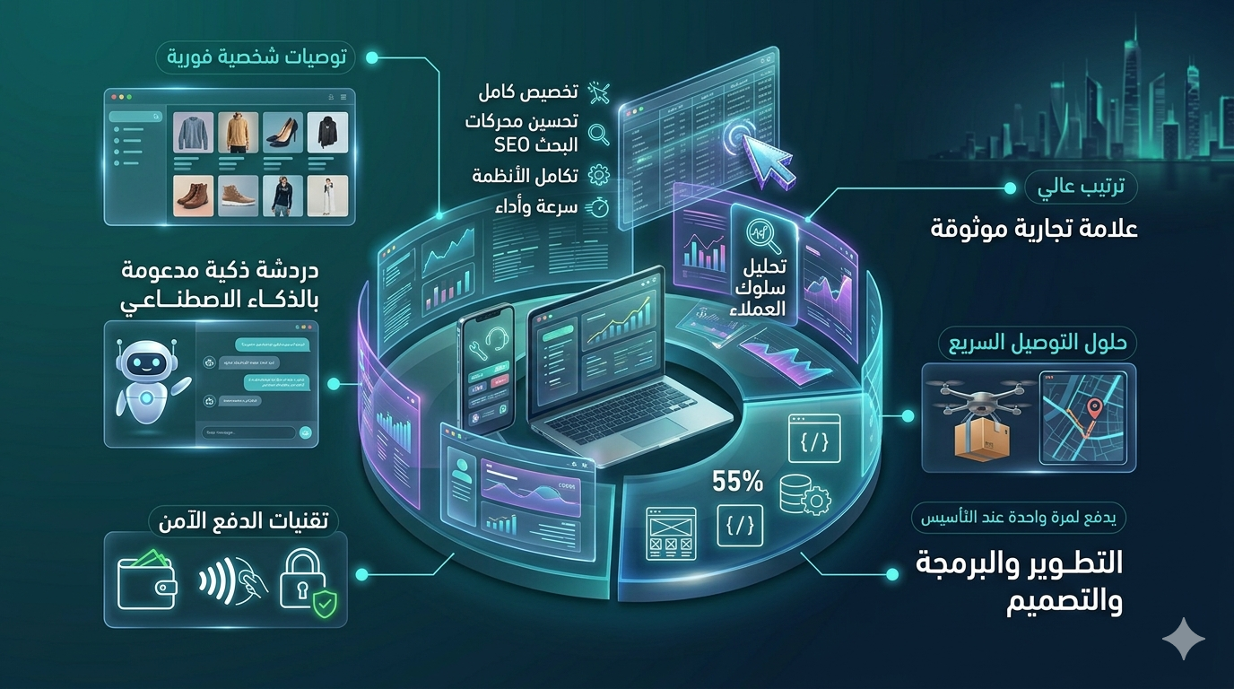 مستقبل برمجة متجر الكتروني